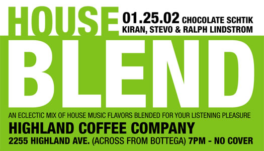 house blend 2 flyer