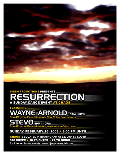 Resurrection flyer